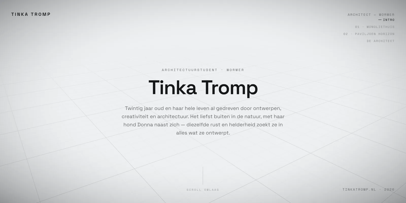 De website van Tinka Tromp