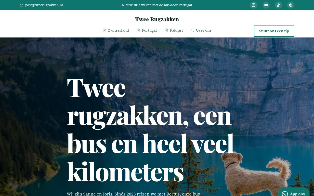 Voorbeeldontwerp: Twee Rugzakken